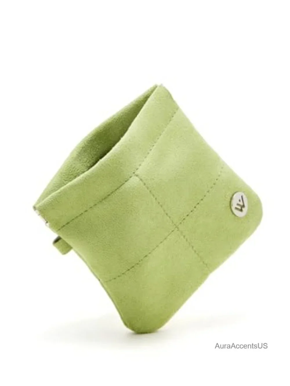 Mini Suede Coin Purse with Magnetic Snap, Makeup Bag Travel Case